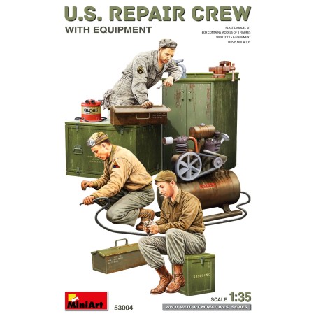 U.S. Repair Crew w/Equipment  -  MiniArt (1/35)