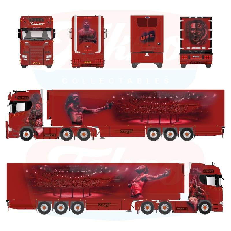 Scania S Highline 6x2 [Sarantos - McGregor]  -  Tekno (1/50)