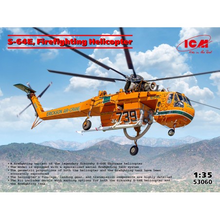 Sikorsky S-64E Firefighting Helicopter  -  ICM (1/35)