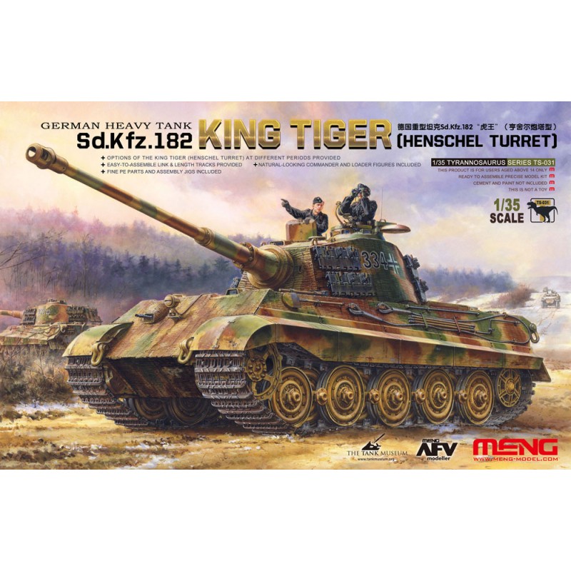 Sd.Kfz.182 King Tiger (Henschel Turret)  -  Meng (1/35)