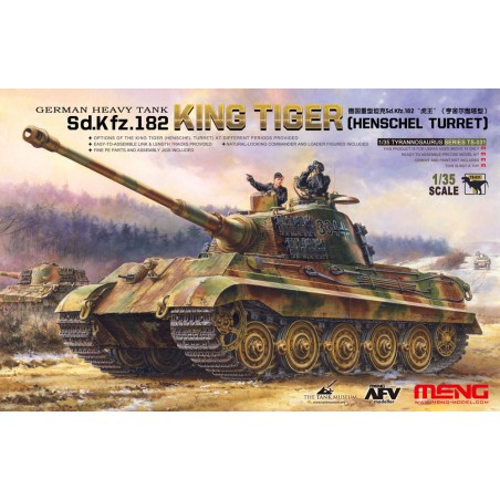 Sd.Kfz.182 King Tiger (Henschel Turret)  -  Meng (1/35)