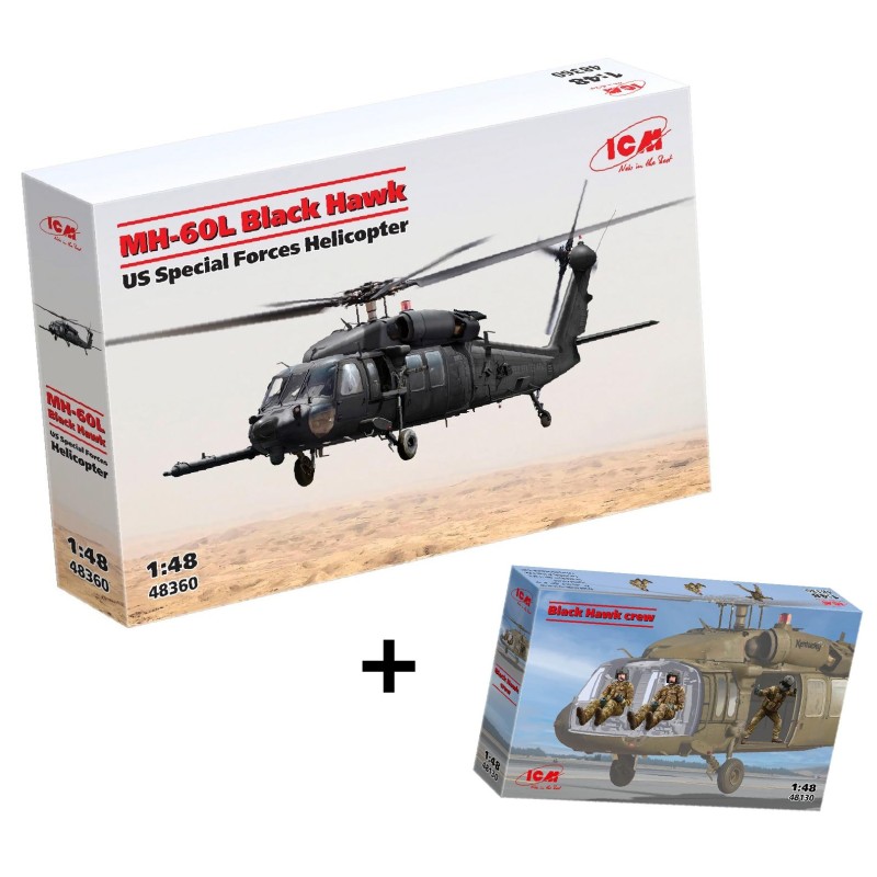 Sikorsky MH-60L Black Hawk [US Special Forces]  -  ICM (1/48)