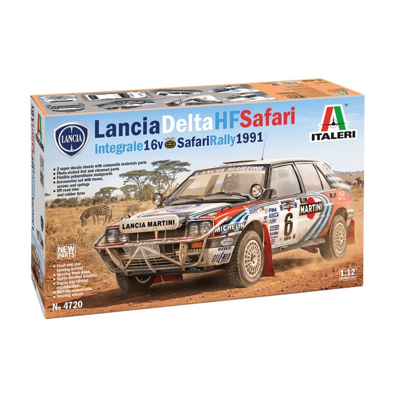 Lancia Delta HF Integrale 16V [Safari Rally 1991]  -  Italeri (1/12)