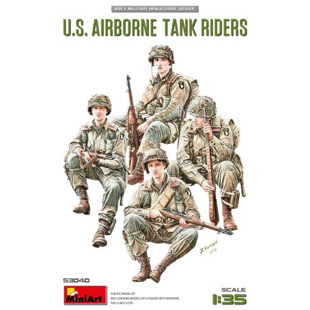 U.S. Airborne Tank Riders  -  MiniArt (1/35)