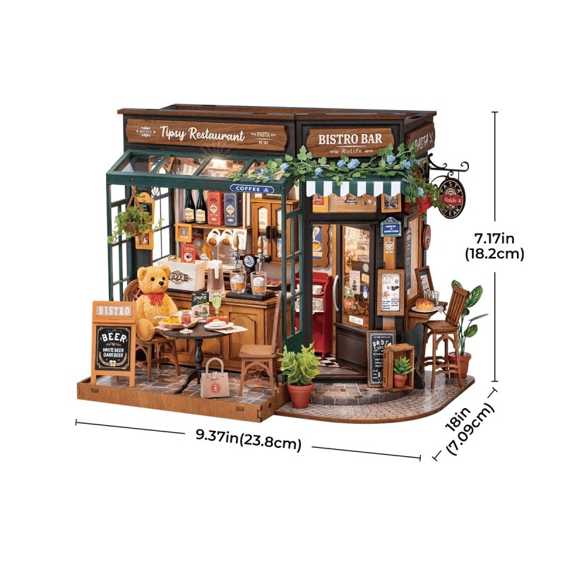 Miniature House Kit [Tipsy Restaurant] - Rolife