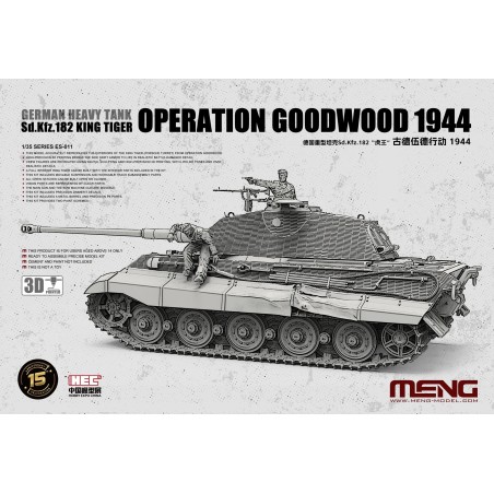 Sd.Kfz.182 King Tiger Operation Goodwood 1944  -  Meng (1/35)