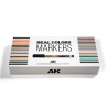 Real Colors Markers Special Box (34pcs) - AK Interactive