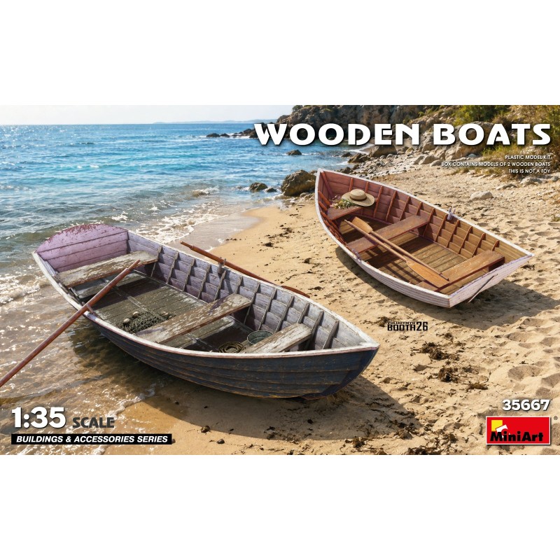 Wooden Boats  -  MiniArt (1/35)