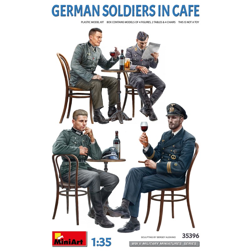 German Soldiers in Café  -  MiniArt (1/35)