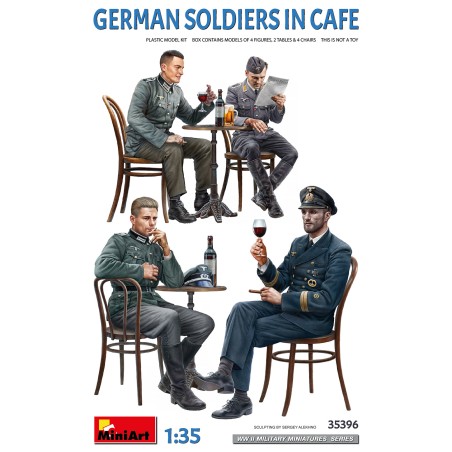 German Soldiers in Café  -  MiniArt (1/35)