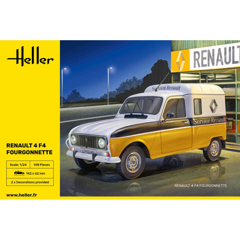 Renault 4 F4 Fourgonnette  -  Heller (1/24)