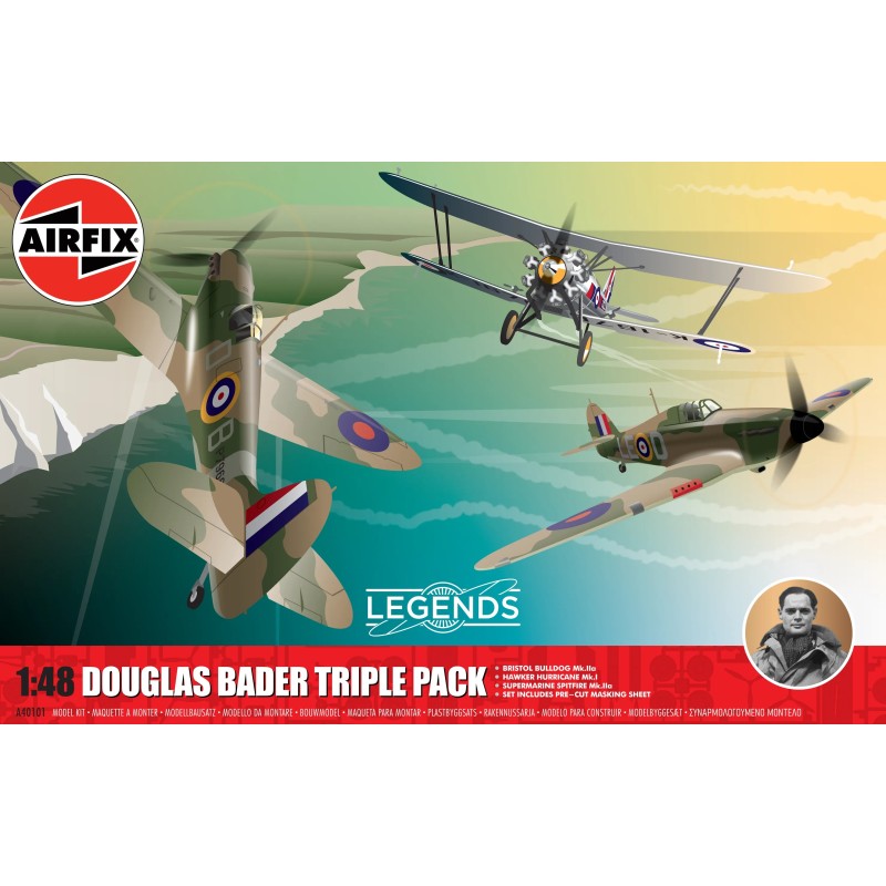 Legends Douglas Bader [Triple Pack]  -  Airfix (1/48)