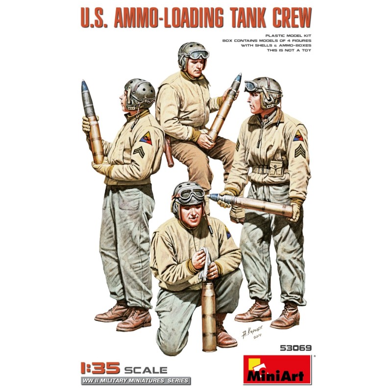 U.S. Ammo-Loading Tank Crew. 2nd Edition  -  MiniArt (1/35)