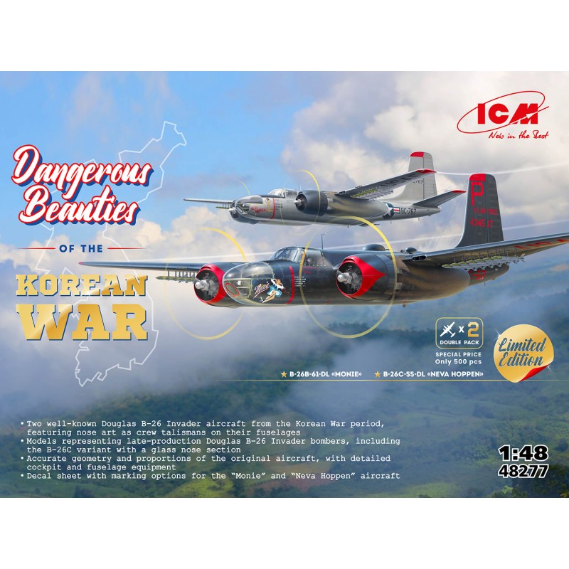 Dangerous Beauties of the Korean War [Limited Edition]  -  ICM (1/48)