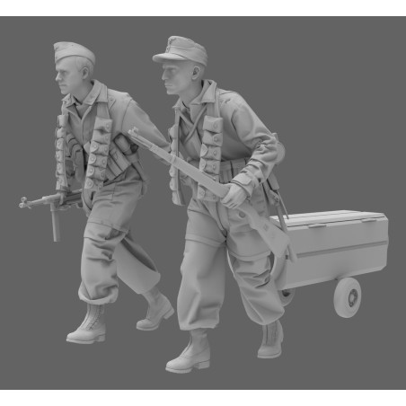 Fallschirmjäger en Drop Canister  -  BlackSnake (1/35)