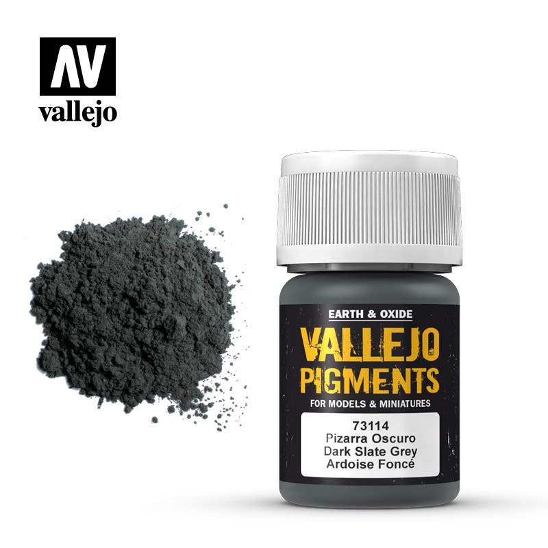 Vallejo Pigments 35ml  -  Dark Slate Grey