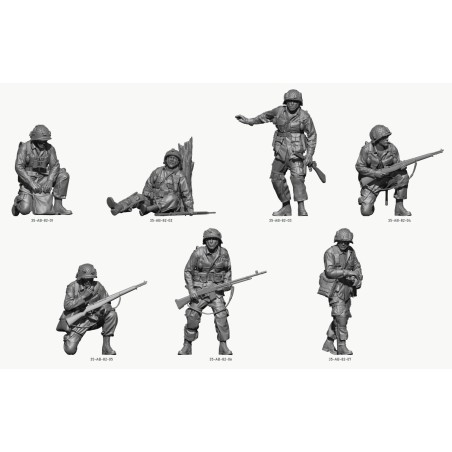 82nd Airborner Pack (7 figures)  -  BlackSnake (1/35)