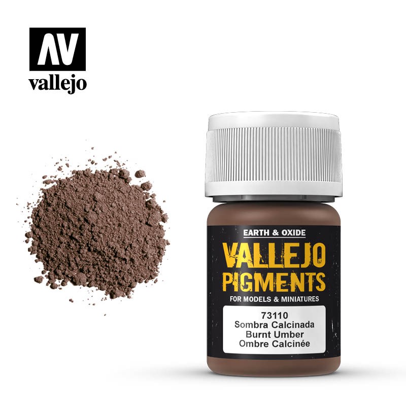 Vallejo Pigments 35ml  -  Burnt Umber