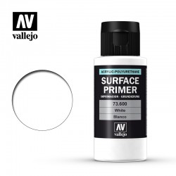 Vallejo Surface Primer 60ml  -  White