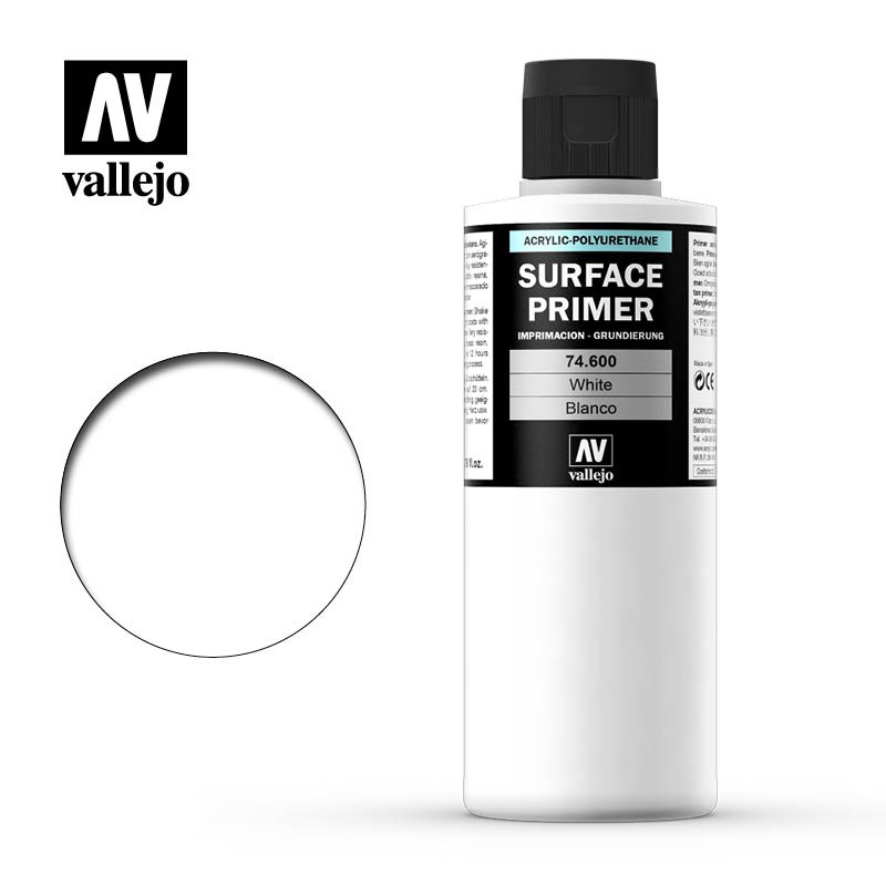 Vallejo Surface Primer 200ml  -  White