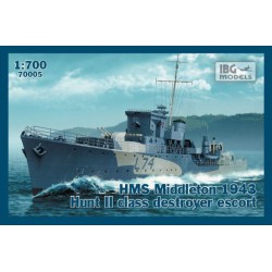 HMS Middleton 1943 Hunt II Class Destroyer Escort  -  IBG (1/700)