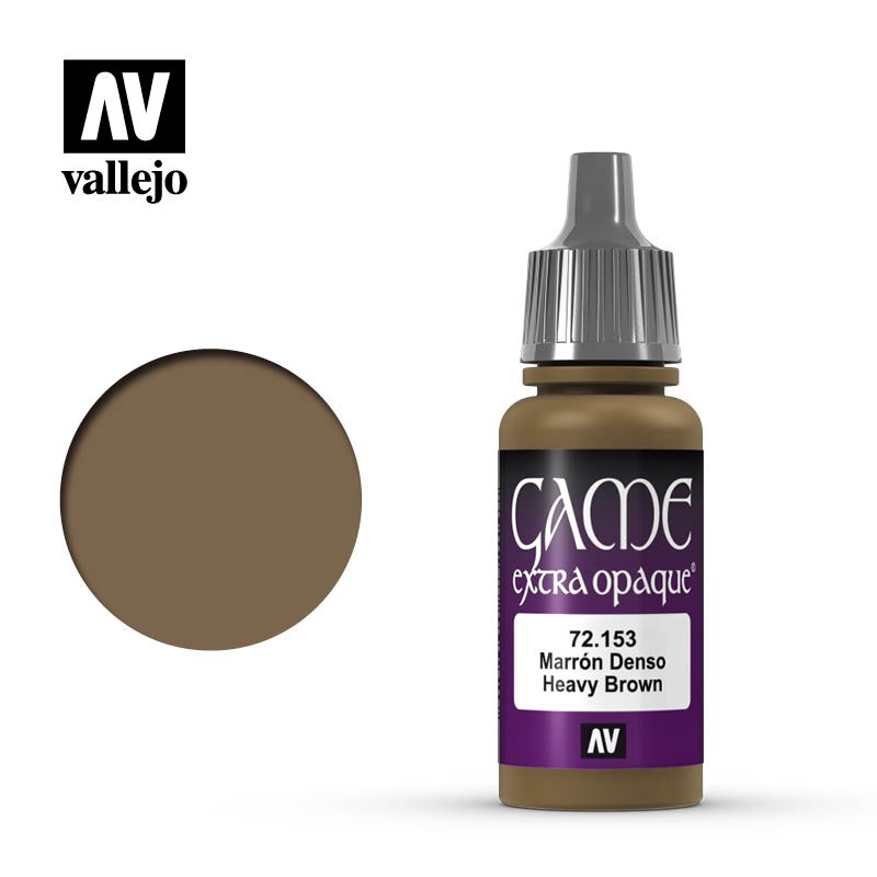 Vallejo Game Color Extra Opaque 17ml  -  Heavy Brown