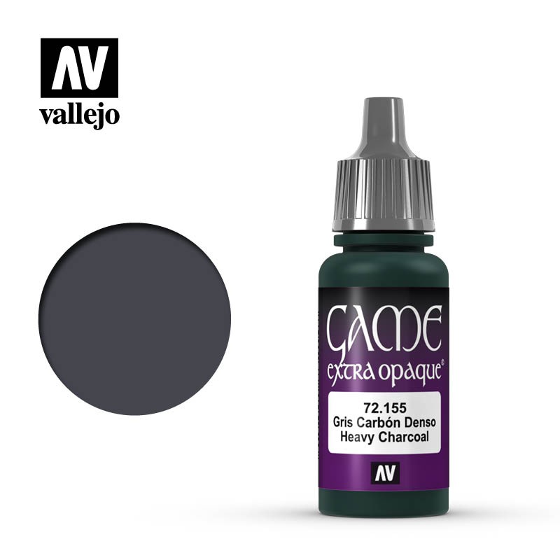 Vallejo Game Color Extra Opaque 17ml  -  Heavy Charcoal