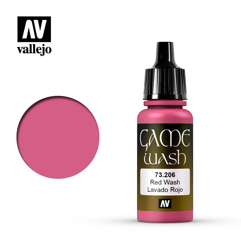 Vallejo Game Color Wash 17ml  -  Red Wash