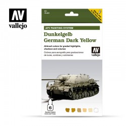 Vallejo AFV Painting System  -  German Dark Yellow Set