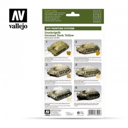 Vallejo AFV Painting System  -  German Dark Yellow Set