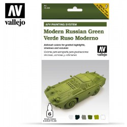 Vallejo AFV Painting System  -  Modern Russian Green Set