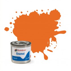 N°46  Orange Matt  Humbrol Enamel 14ml