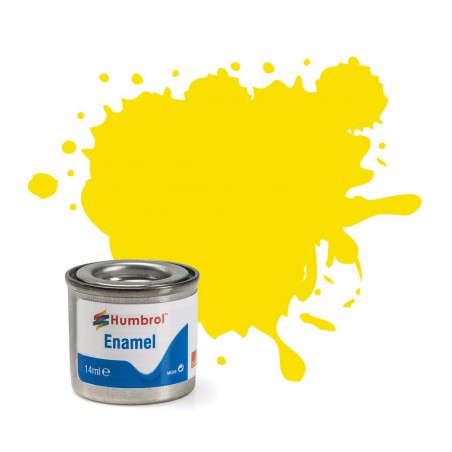 N°99  Lemon Matt  Humbrol Enamel 14ml