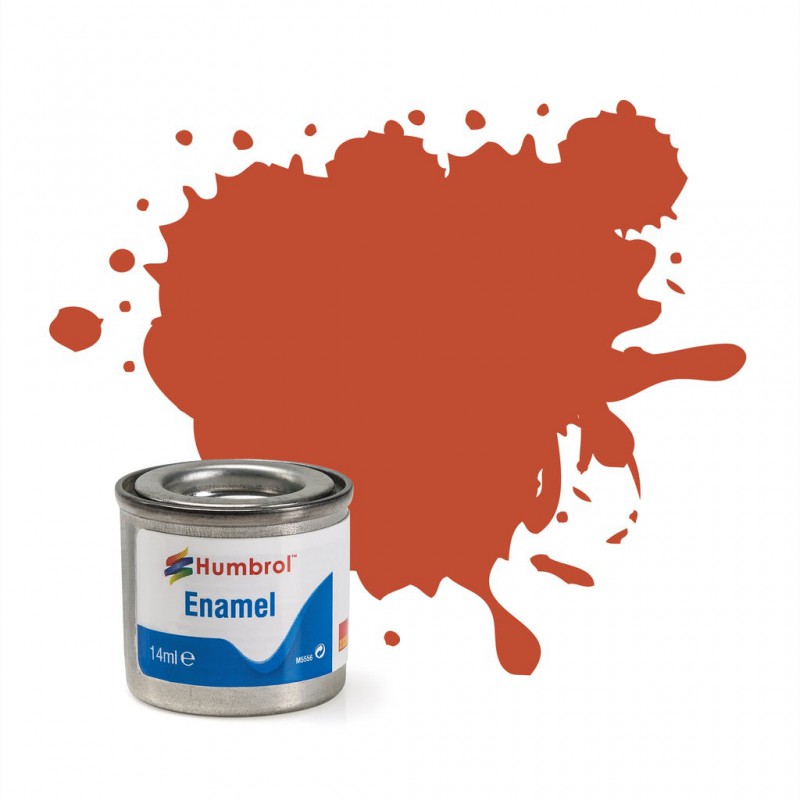 N°100  Red Brown Matt  Humbrol Enamel 14ml