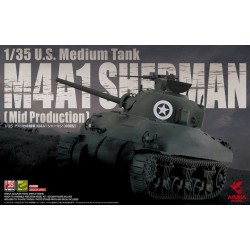 M4A1 Sherman (Mid Production) U.S. Medium Tank  -  Asuka (1/35)