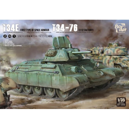 T34-76 (112 Factory) /  T-34E First Type of Space Armour  -  Border (1/35)