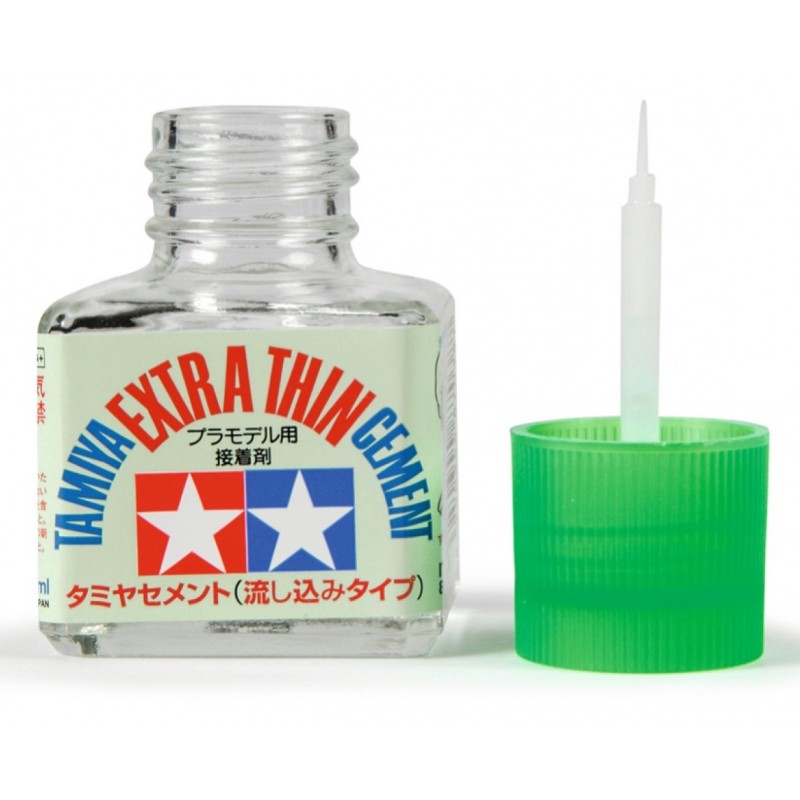 Tamiya Extra Thin Cement 40ml (w/brush)