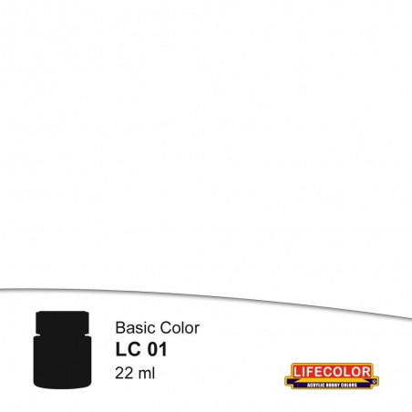 Lifecolor Acrylic 22ml - White Matt