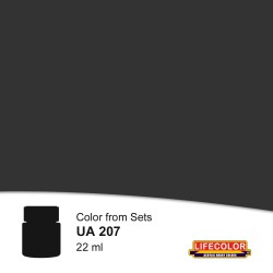 Lifecolor Acrylic 22ml - Black Grey Panzer Grey