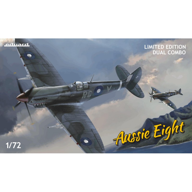 Spitfire Mk.VIII in Australian service "Aussie Eight" (Limited Edition) Dual Combo  -  Eduard (1/72)