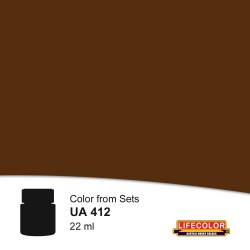 Lifecolor Acrylic 22ml - German Uniforms Extra Dark Brown