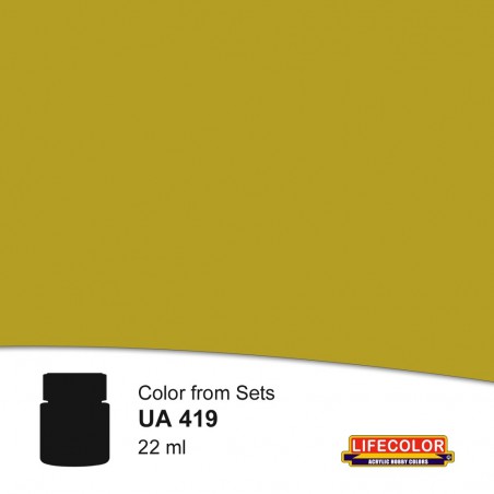 Lifecolor Acrylic 22ml - U.S. Army Uniforms Olive Drablight Mustard