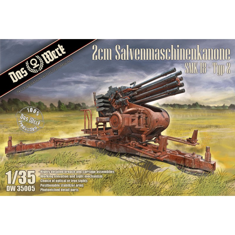 2cm Salvenmaschinenkanone SMK 18 - Typ 2  -  Das Werk (1/35)