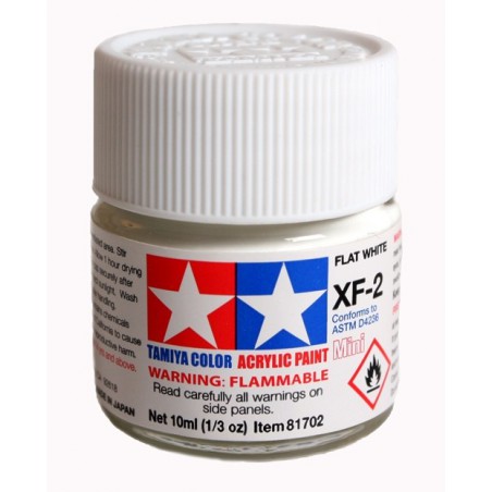 Tamiya Color Acrylic Paint Mini 10ml  [ X-2  White ]