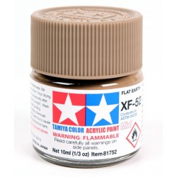 Tamiya Color Acrylic Paint Mini 10ml  -  XF-52 Flat Earth