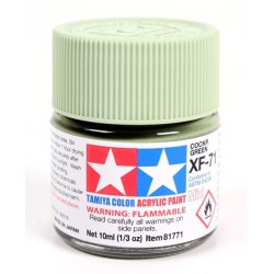 Tamiya Color Acrylic Paint Mini 10ml  -  XF-71 Cockpit Green