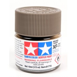 Tamiya Color Acrylic Paint Mini 10ml  -  XF-72 Brown (JGSDF)