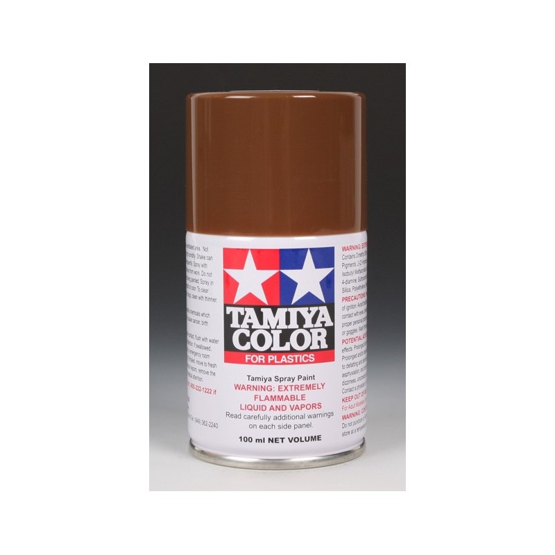 Tamiya Color Spray Paint 100ml  -  TS-1 Red Brown