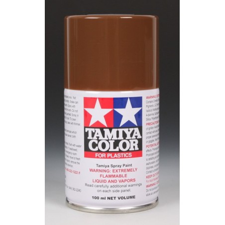 Tamiya Color Spray Paint 100ml  -  TS-1 Red Brown