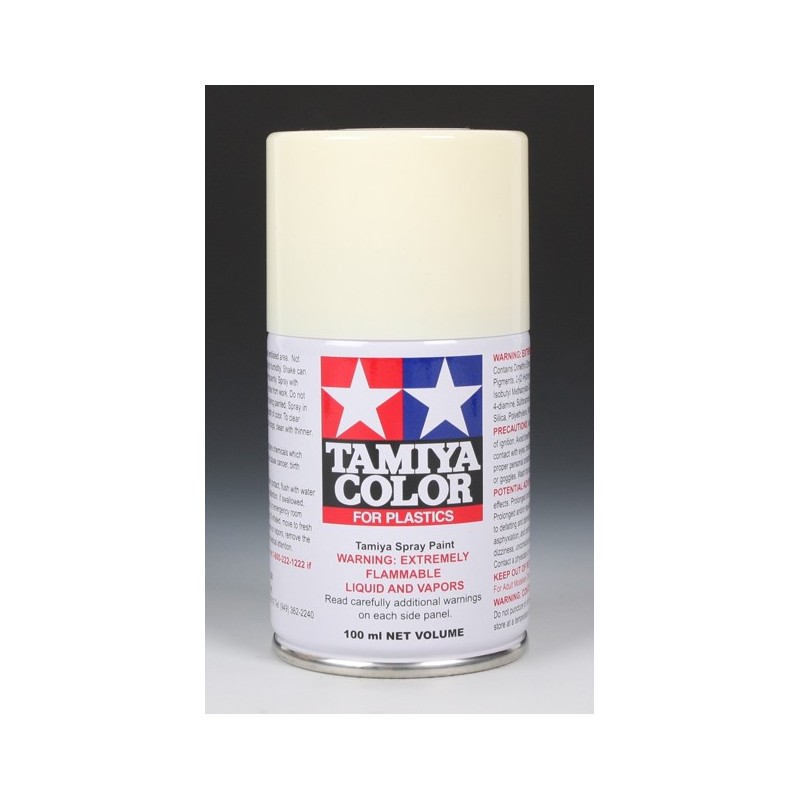 Tamiya Color Spray Paint 100ml  -  TS-7 Racing White